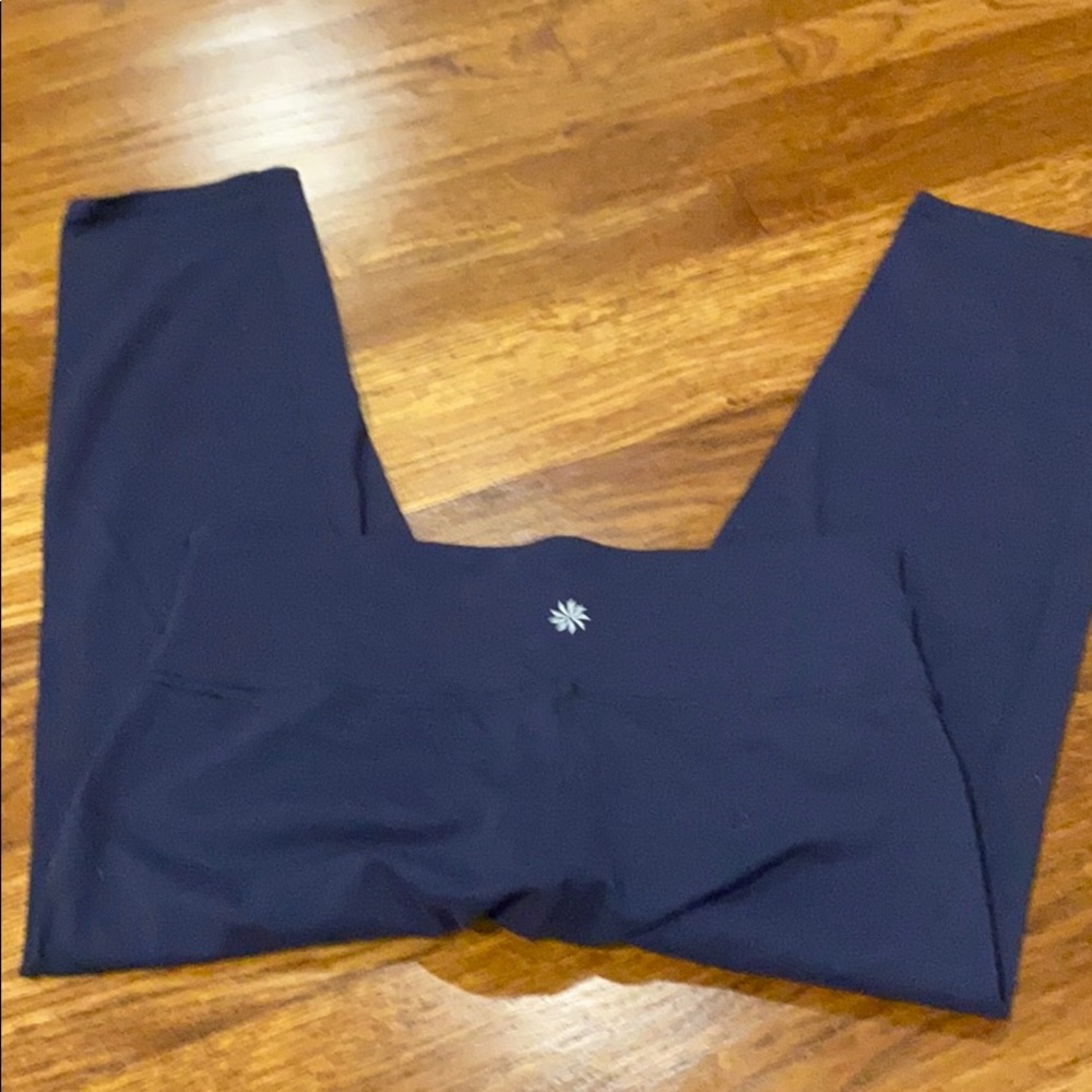 Navy althleta women’s body Capri size M